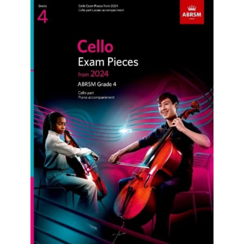 Cello Exam Pieces from 2024, ABRSM Grade 4, Cello Part & Piano Accompaniment