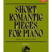 (#117) Short Romantic Pieces for Piano, Book III