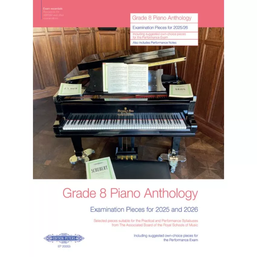 Grade 8 Piano Anthology Examination Pieces for 2025 and 2026