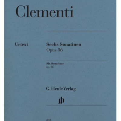 (#112) Muzio Clementi Six Piano Sonatinas op. 36 HN848