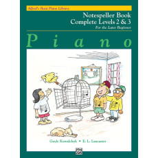 Alfred's Basic Piano Library Notespeller Book Complete 2 & 3 