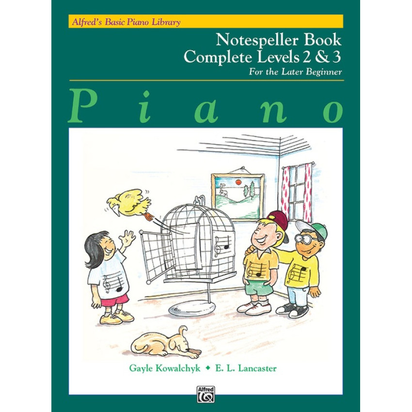 Alfred's Basic Piano Library Notespeller Book Complete 2 & 3 