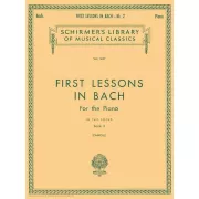 First Lessons in Bach – Book 2 Schirmer Library of Classics Volume 1437