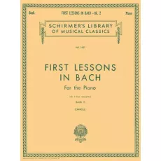 First Lessons in Bach – Book 2 Schirmer Library of Classics Volume 1437