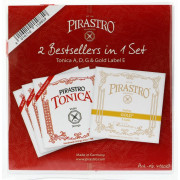 Tonica Violin String Gold Label E Set Pirastro 4/4