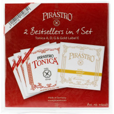 Tonica Violin String Gold Label E Set Pirastro 4/4