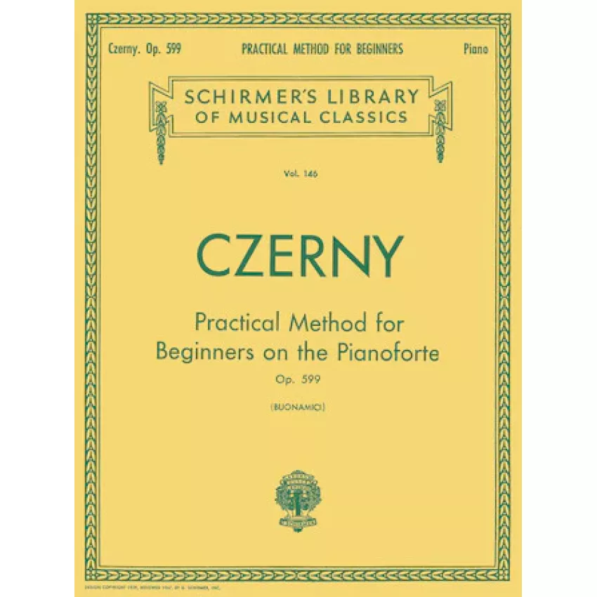 CZERNY PRACTICAL METHOD FOR BEGINNERS, OP. 599