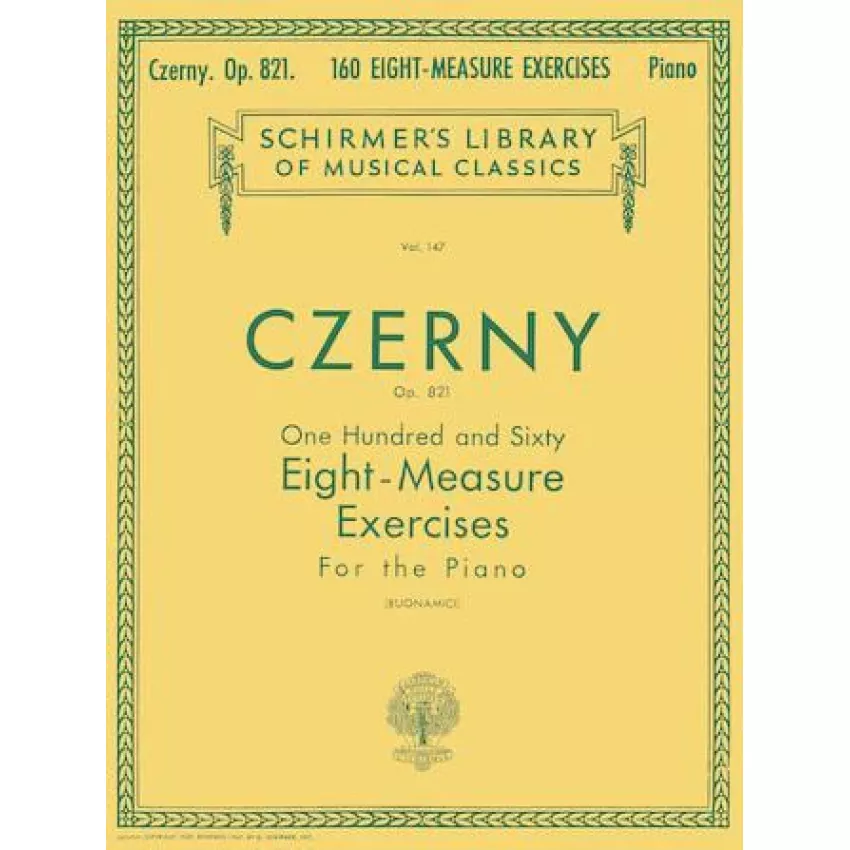 CZERNY 160 EIGHT-MEASURE EXERCISES, OP. 821