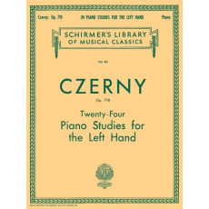 CZERNY 24 STUDIES FOR THE LEFT HAND, OP. 718